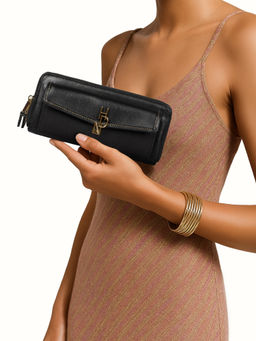 Hidesign - Sterling W1 Genuine Leather Womens Black Wallet