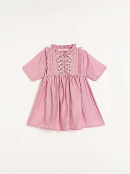 ELLE - Pink Floral Dress