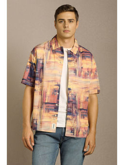Louis Philippe - Men Print Half Sleeves Casual Shirt