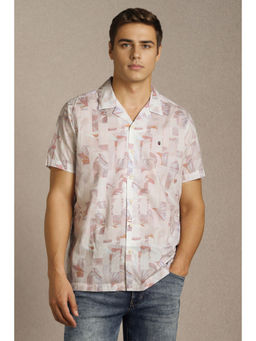 Louis Philippe - Men Multi-Colour Print Half Sleeves Casual Shirt