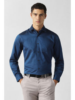 Van Heusen - Men Navy Blue Full Sleeves Formal Shirt