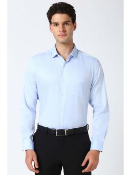 Peter England - Men Light Blue Regular Fit Formal Shirt