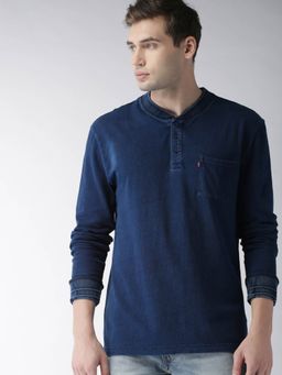 Levi's - Men Navy Blue Regular T-shirt