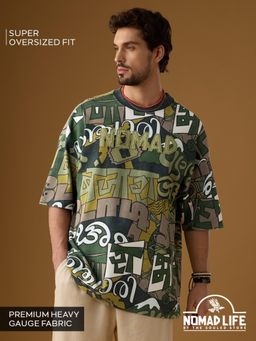 The Souled Store - Nomad: Urban Men Super Oversized T-Shirts