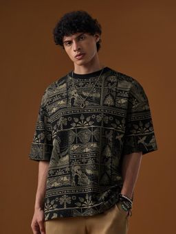 The Souled Store - Nomad: Gilgamesh Men Super Oversized T-Shirts