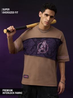 The Souled Store - Official Avengers: Indie Initiative Men Super Oversized T-Shirts