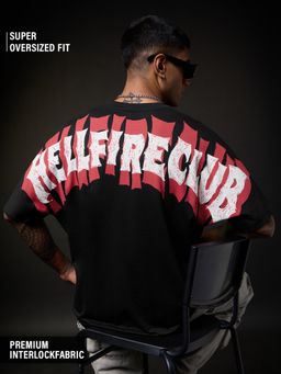 The Souled Store - Official Stranger Things: Hellfire Men Super Oversized T-Shirts