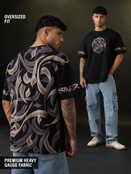 The Souled Store - TSS Originals: Zen Canvas Men Oversized T-Shirts