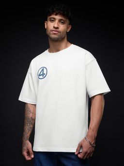 The Souled Store - Official Marvel: The Fantastic Four: First Steps Men Oversized T-Shirts