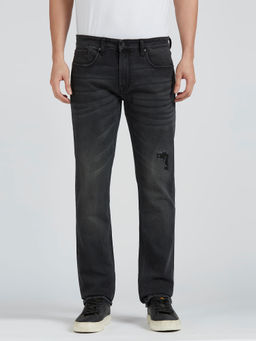 Pepe Jeans - Vapour Black Mid Rise Straight Jeans