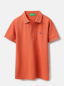 United Colors of Benetton - Collar Neck Solid Pique Polo T-Shirt