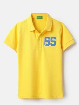 United Colors of Benetton - Collar Neck Applique Badge Polo T-Shirt