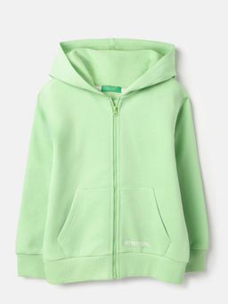 United Colors of Benetton - Hooded Neck Printed Drip At Back Hoodie
