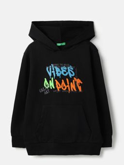 United Colors of Benetton - Hooded Neck Typography Vibes On Point Multi Sweatshirt