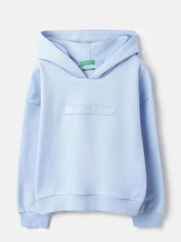 United Colors of Benetton - Comfortable Fit Hooded Neck Solid Sweatshirt