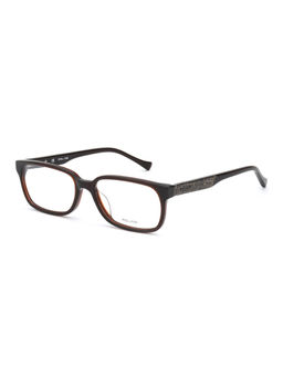 Police - Square VPL253Y53958FR Brown Medium Eyeglass Frames