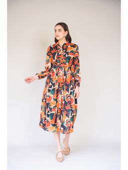 HOUSE OF SAL - Faya Multi-Color Dress with Belt (Set of 2)