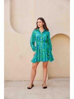 HOUSE OF SAL - Zino Multi-Color Shirt Dress with Belt (Set of 2)