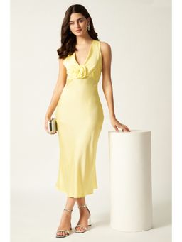 HOUSE OF SAL - Yellow Midi Dress