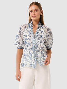 Forever New - Rochelle Multi-Color Short Sleeve Top