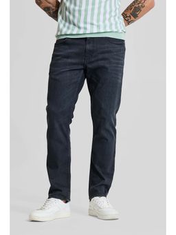 Snitch - Dark Blue Solid Comfortable Casual Jeans for Men