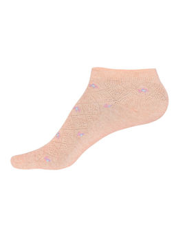 Jockey - Papaya Melange Low Show Socks - Style Number- 7481 (Free Size)