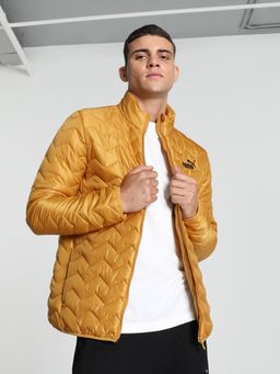 Puma - Embossed Elevated Mens Yellow Jacket