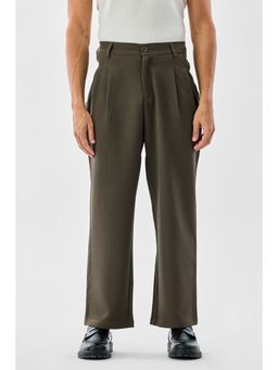 Snitch - Grey Solid Relaxed Casual Trouser For Men - Grey