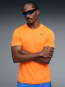 Puma - Graphics Running Faster Men's T-Shirt - Orange