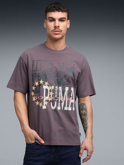 Puma - The Neverworn Vi Men's Relaxed Cotton T-Shirt - Purple