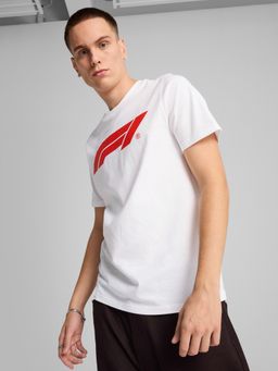 Puma - F1 Essentials Logo Men Regular Fit T-Shirt - White
