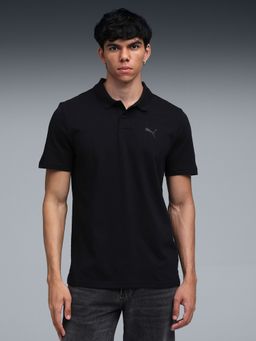Puma - Premium Essentials Men's Jacquard Polo T-Shirt - Black