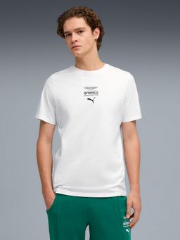 Puma - Aston Martin Aramco F1 Team Men's Logo T-Shirt - White