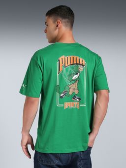 Puma - Essentials Men's Fanbase Graphic T-Shirt - Green
