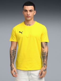 Puma - Team Goal Casuals Men's Football T-Shirt - Yellow