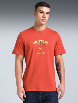 Puma - Graphic City Men's Short Sleeve T-Shirt I - Red