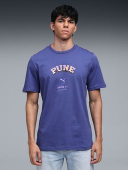Puma - Commissioner Dylan Men's Oversized T-Shirt II - Blue