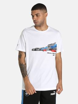 Puma - BMW M Motorsport Car Graphic Men White T-Shirt