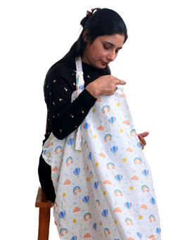 Motherly - Nursing Cover for Breastfeeding – Soft Breathable Feeding Apron for Mom
