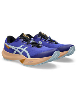 ASICS - Men Blue Fuji Lite 6 Running Shoes