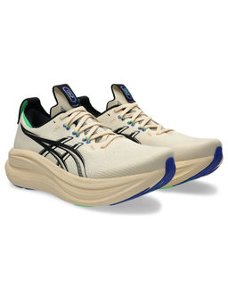 ASICS - Men Beige GEL-NIMBUS 28 Running Shoes