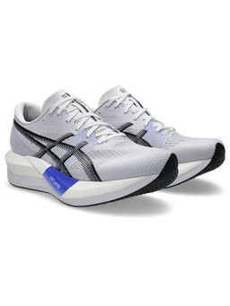 ASICS - Unisex White MAGIC SPEED 5 Running Shoes