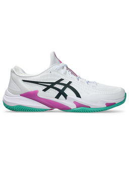 ASICS - Men White COURT FF 3 NOVAK CLAY Running Shoes