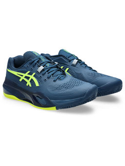ASICS - Men Teal GEL-RESOLUTION X CLAY Running Shoes