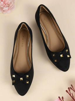 Metro - Women Black Ballerina