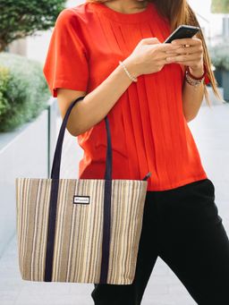 NFI Essentials - Shopping Bag Large Premium Cotton Canvas Tote Bag For Women