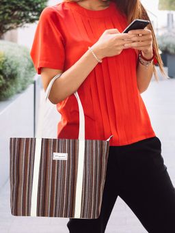 NFI Essentials - Shopping Bag Large Premium Cotton Canvas Tote Bag For Women