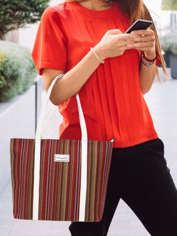 NFI Essentials - Shopping Bag Large Premium Cotton Canvas Tote Bag For Women