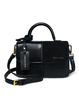 Pelle Luxur - Stylish Black Sling Bag for Women (M)