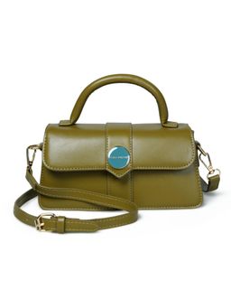 Pelle Luxur - Stylish Olive Sling Bag for Women (S)